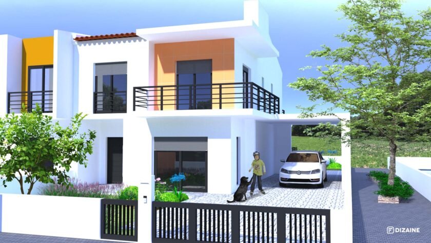 3D Moradia Geminada – Charneca da Cotovia